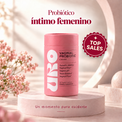 URO Probiótico Íntimo Femenino · Equilibrio de Flora Vaginal
